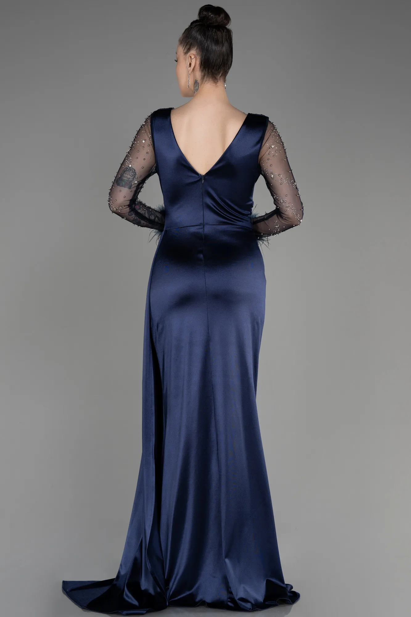 Robe de Soirée Longue Noir ABU3835