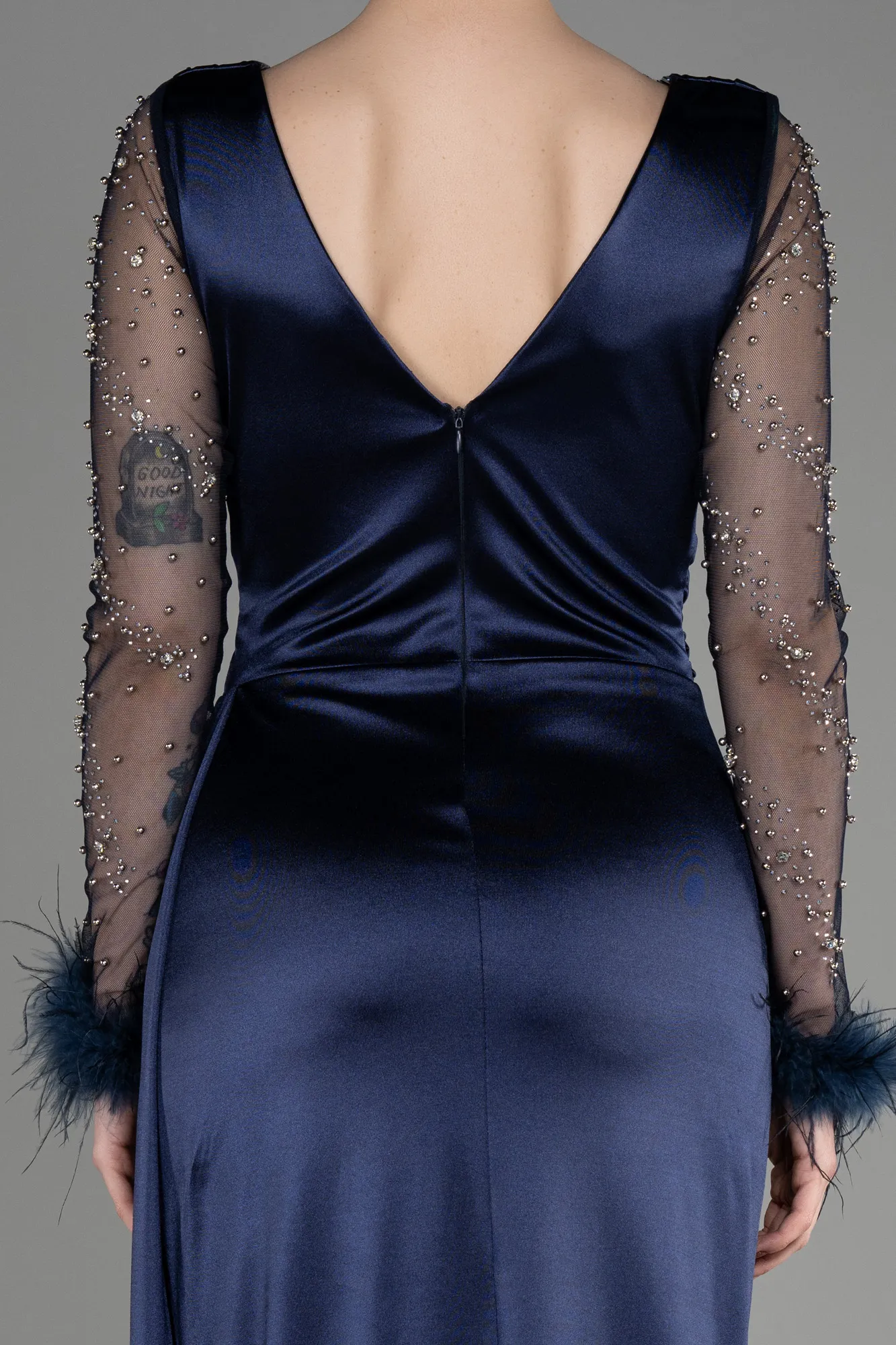 Robe de Soirée Longue Noir ABU3835