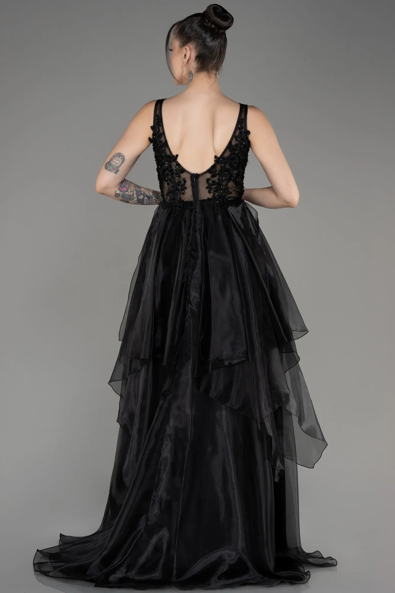 Robe de Soirée Longue Noir ABU3952