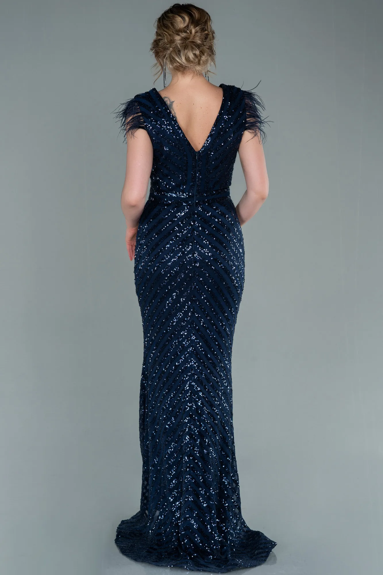 Robe de Soirée Longue Noir ABU881