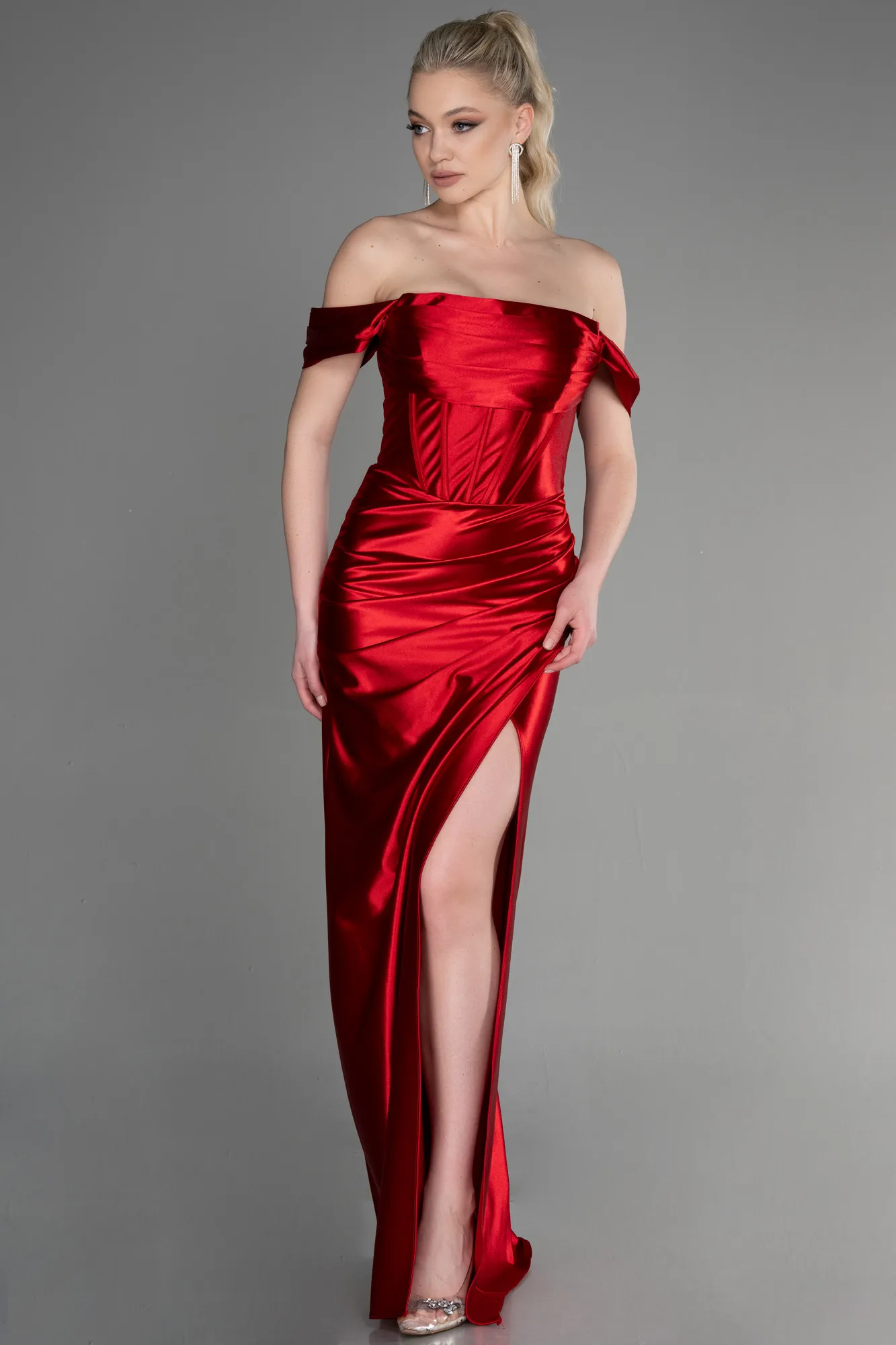 Robe de Soirée Longue Émeraude ABU3611