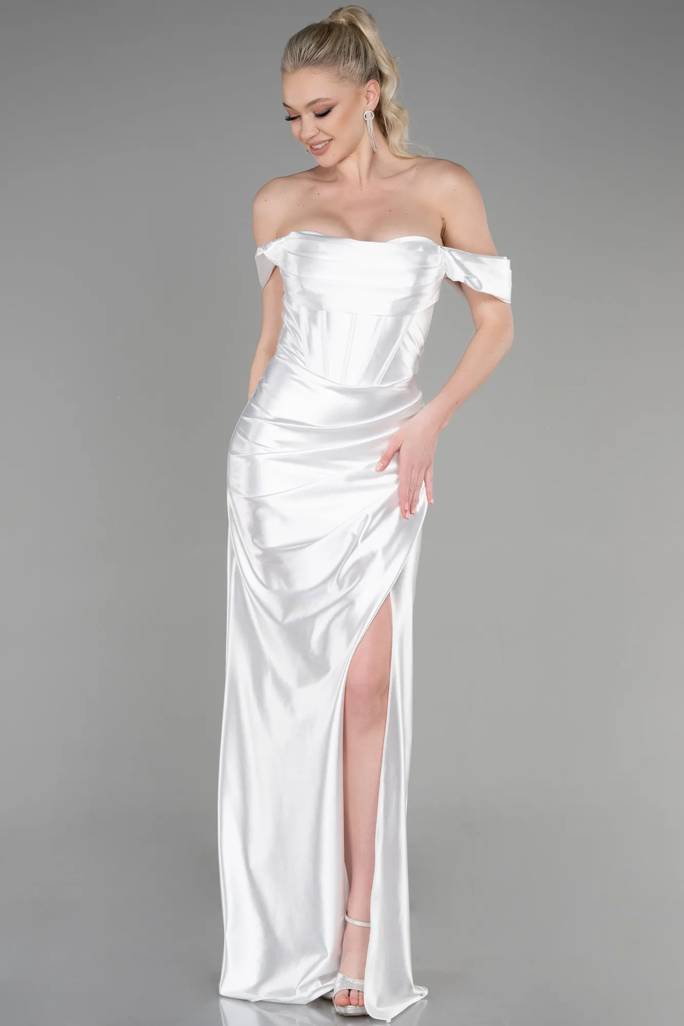 Robe de Soirée Longue Émeraude ABU3611