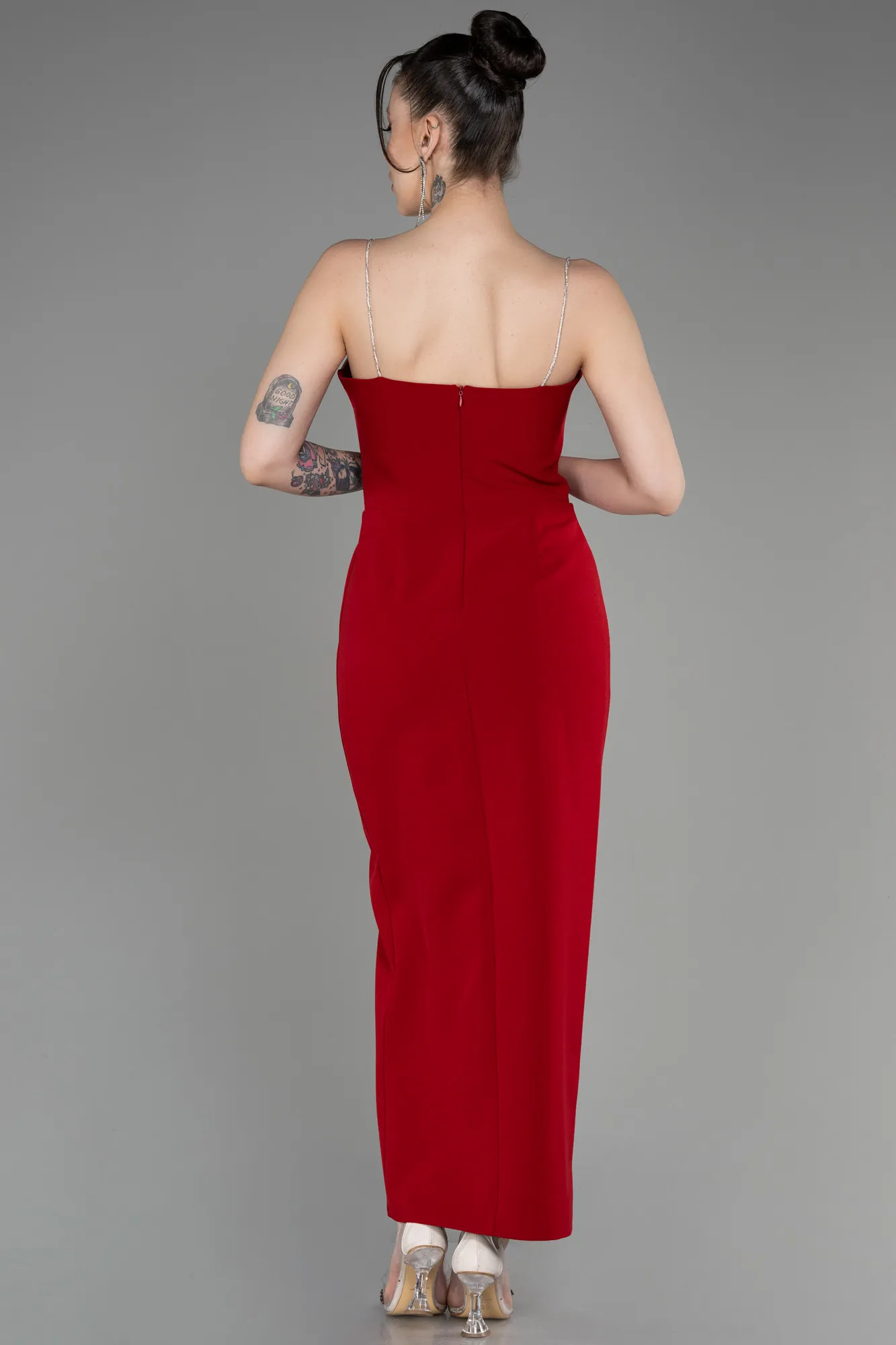 Robe De Soirée Midi Rouge ABK1965