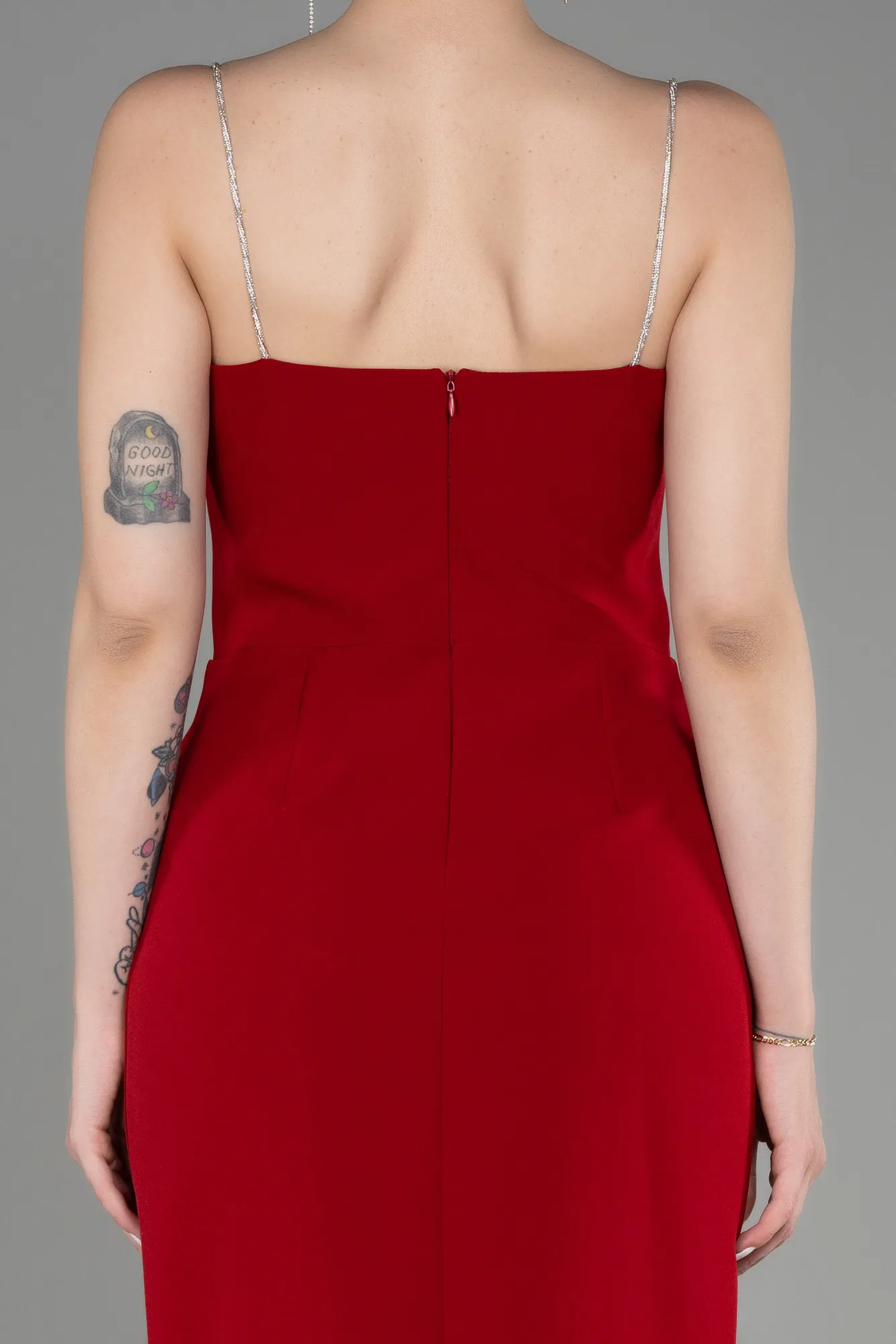 Robe De Soirée Midi Rouge ABK1965