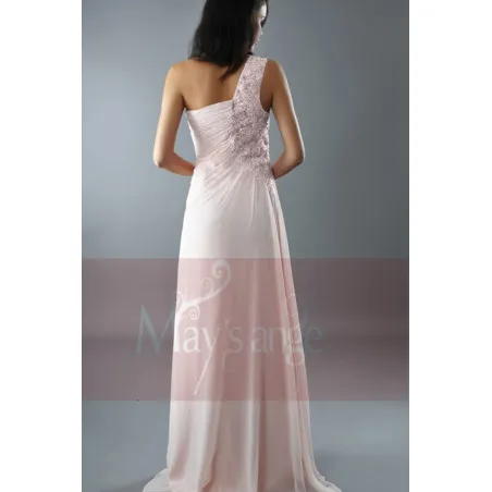 Robe de soirée rose et argenté Anémone