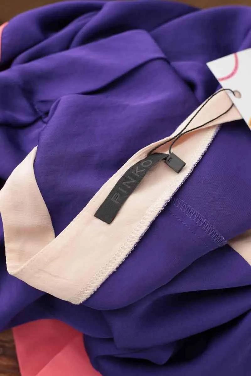 Robe en soie  Pinko multicolore. Matière principale soie. Taille 36.