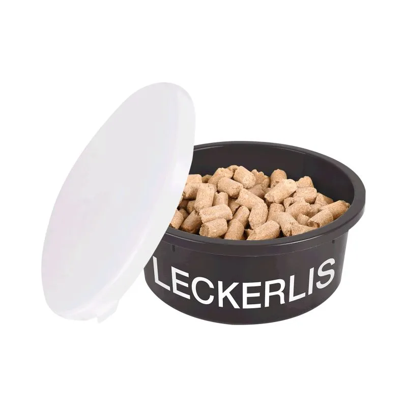 Seau friandises avec couvercle 2 L - Waldhausen - WALDHAUSEN - Seau et mesure à grain - Equestra