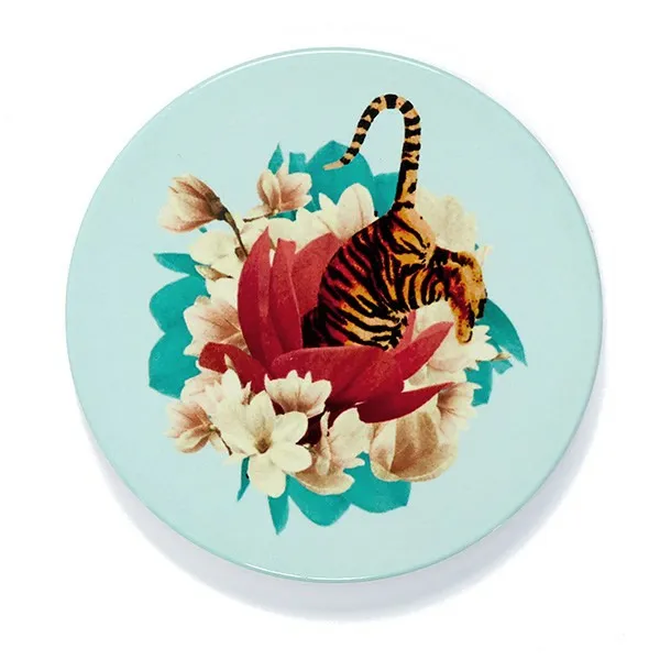 Set de 4 dessous de verre - Tiger Flowers
