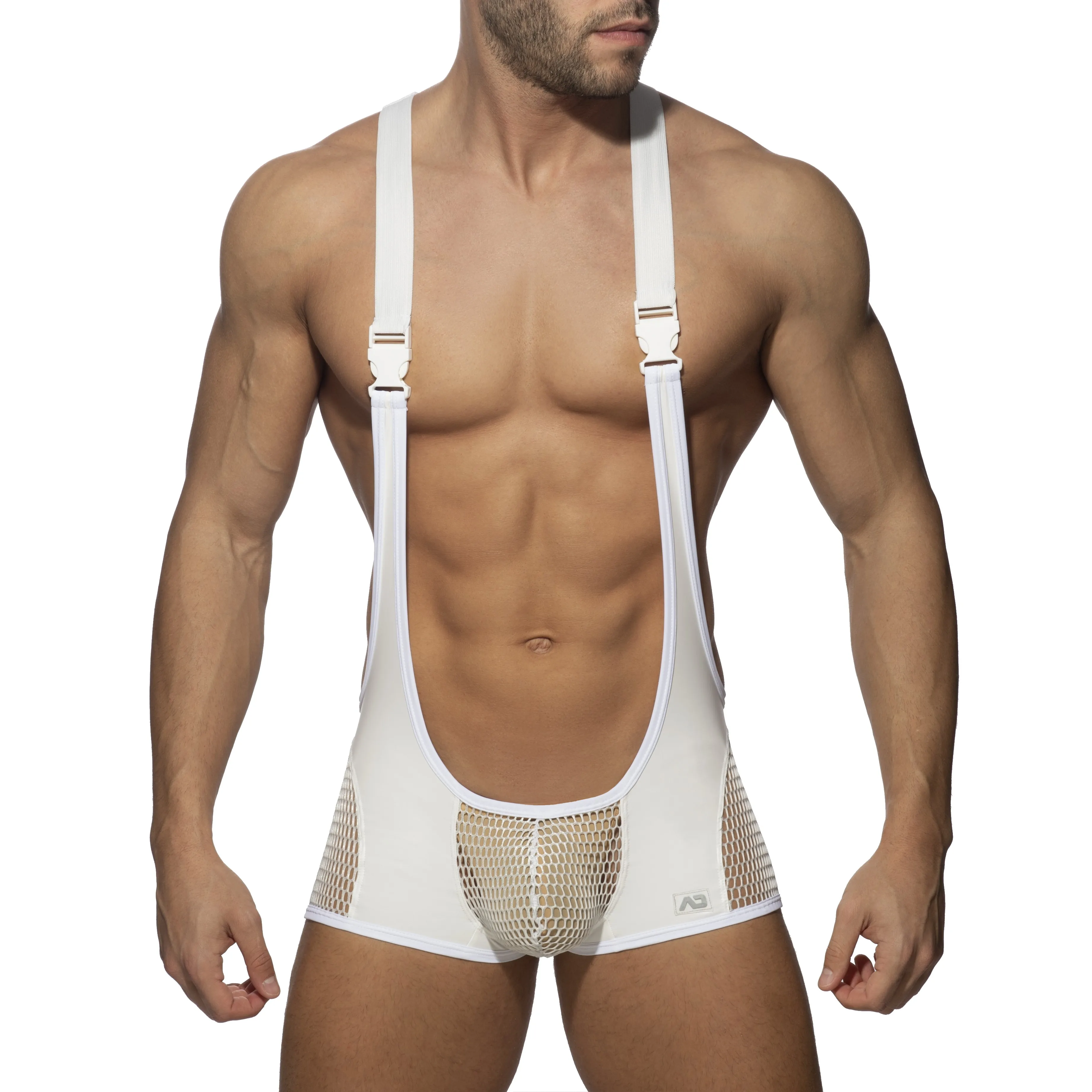 Singlet Party Combi - blanc - ADDICTED : vente body et combinaisons...