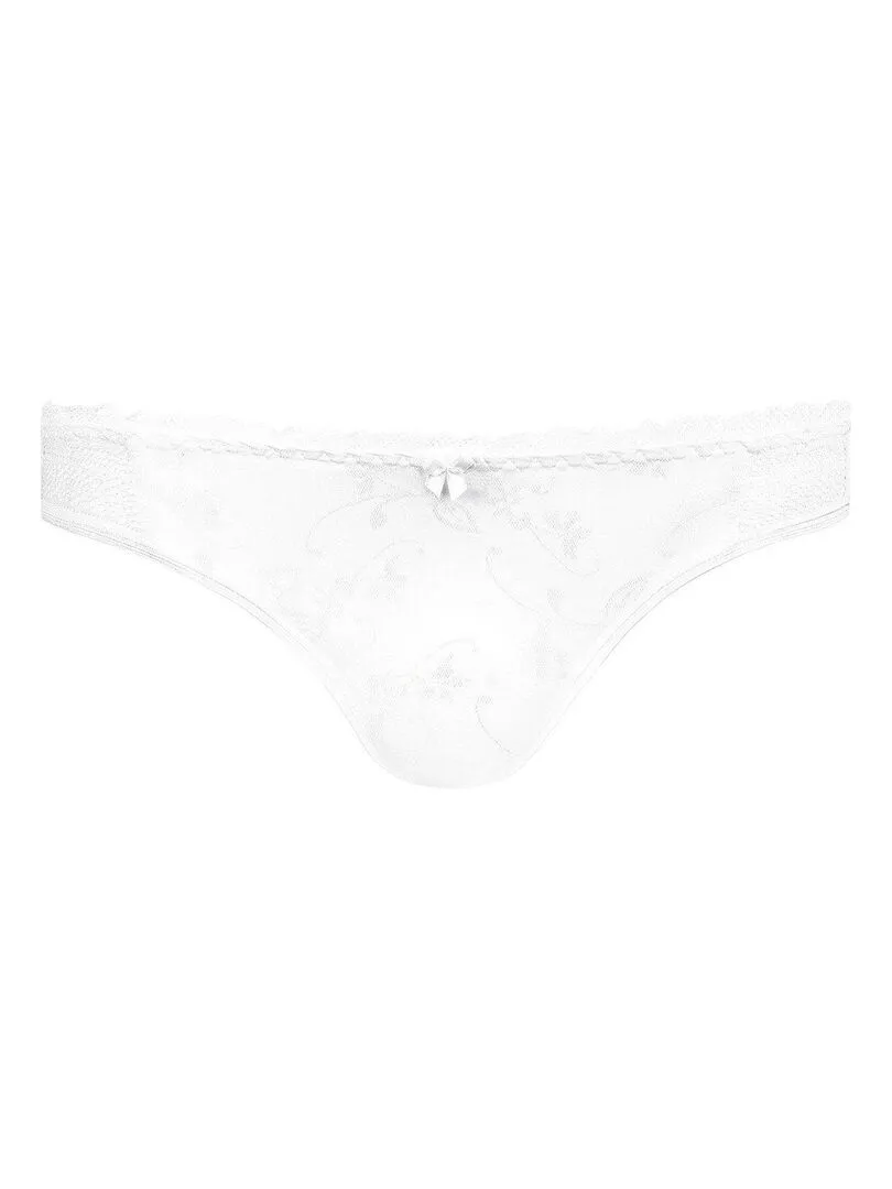 Slip midi classique Linda - Blanc