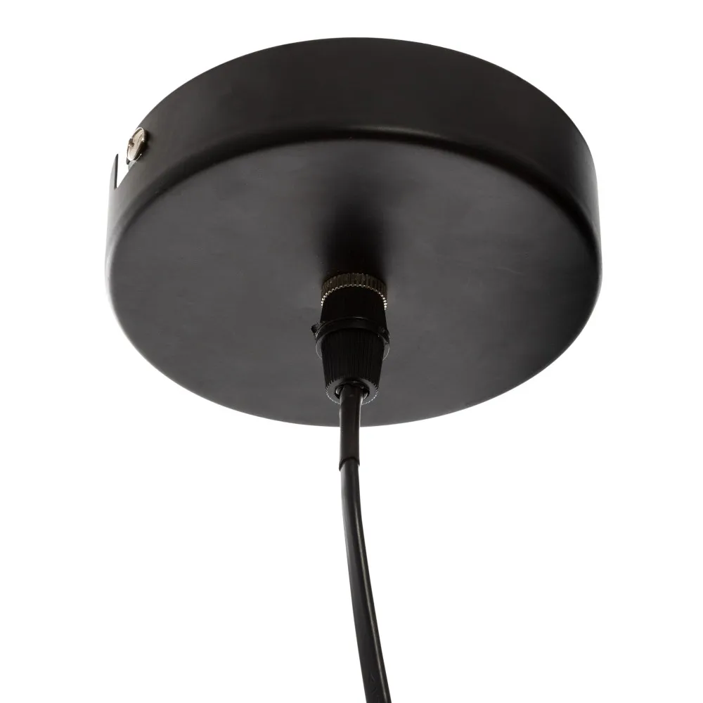 Suspension filaire "Cuzco" noire, métal Diamètre 58 cm Atmosphera