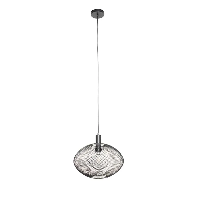 Suspension industrielle noire - Molly