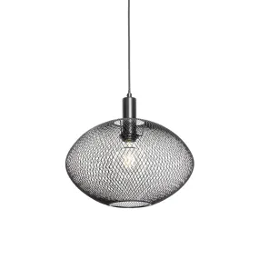 Suspension industrielle noire - Molly