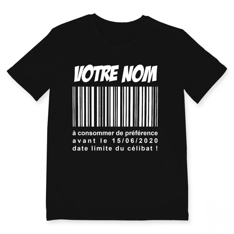 T-shirt Enterrement de vie de garçon imprimé à Toulouse par Bpm Shirt