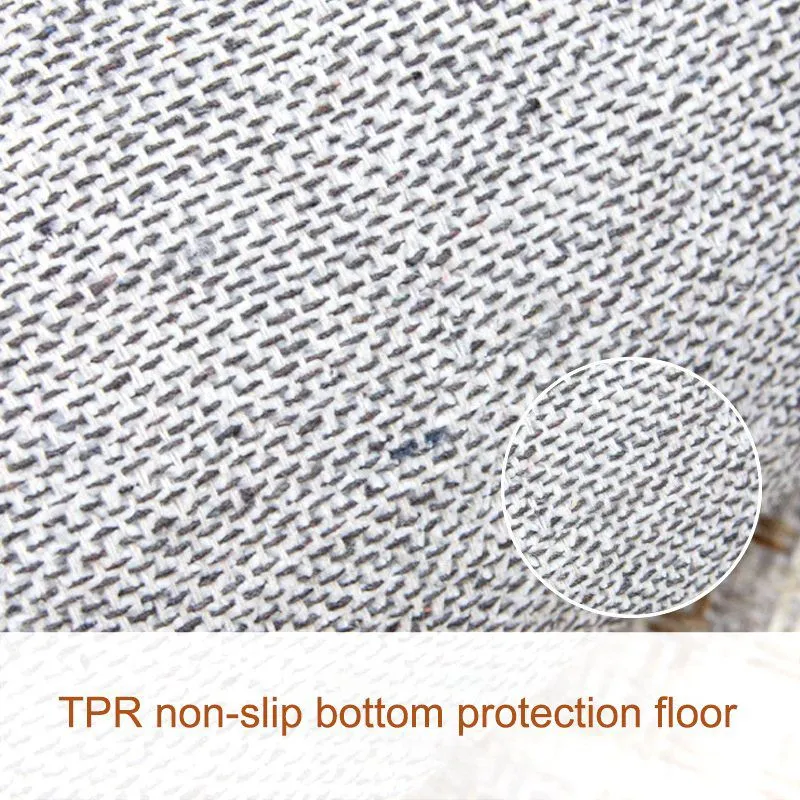 Tapis imprimé rétro en dralon antidérapant pour salle de bain salon entrée