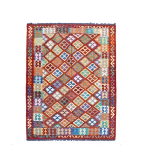 Tapis kilim tissé main en laine PESHAWAR G