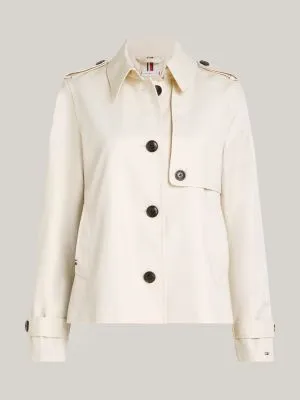 Trench Curve coupe courte et droite | BEIGE | Tommy Hilfiger