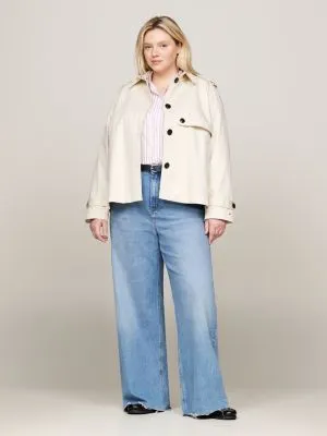 Trench Curve coupe courte et droite | BEIGE | Tommy Hilfiger