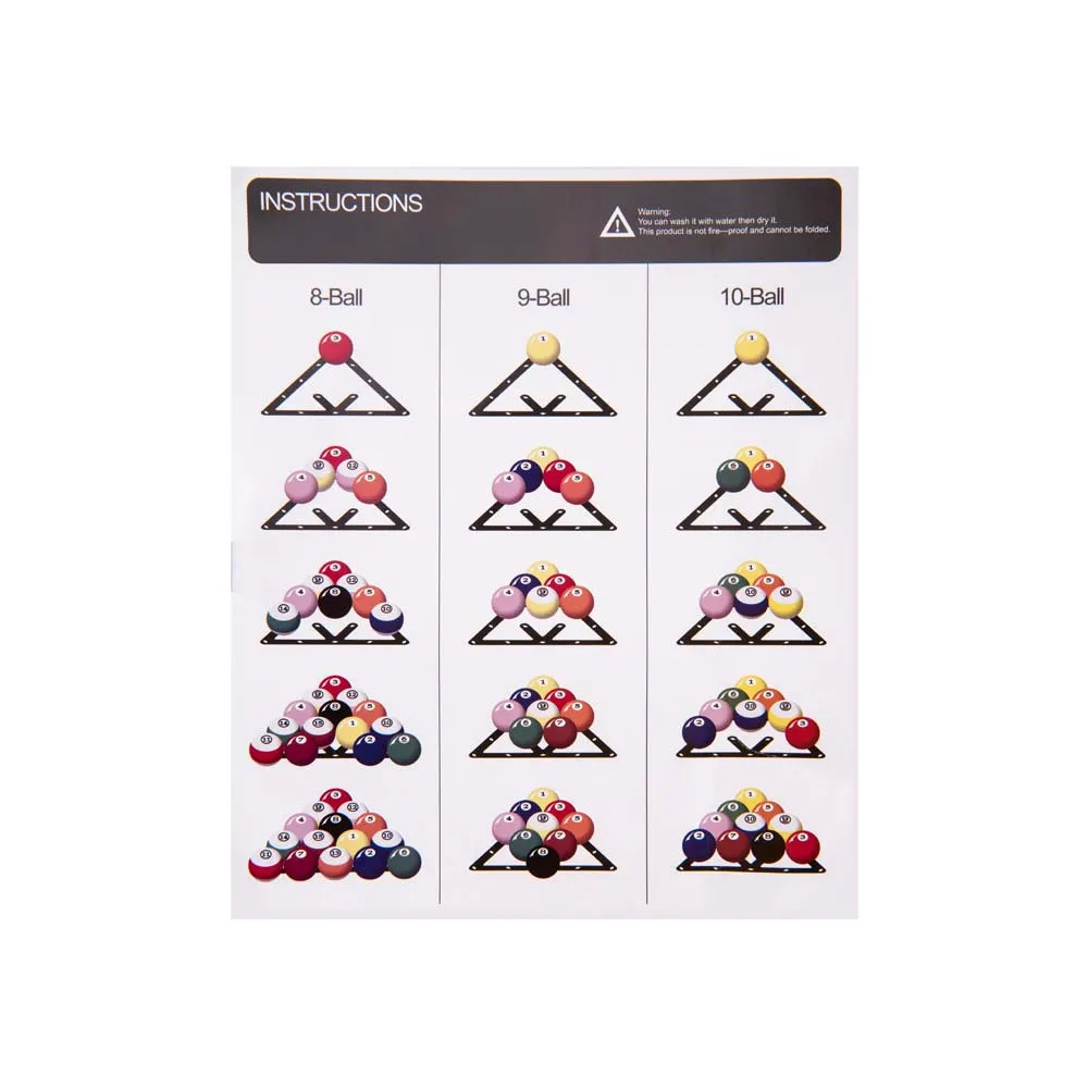 Triangle de positionnement multi-combinaisons pour billes de 57mm (lot de 6)