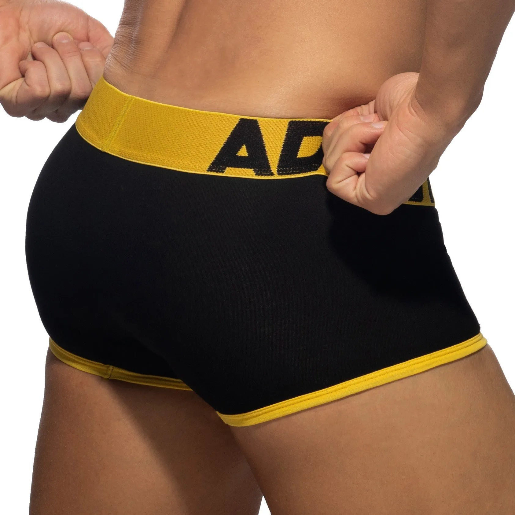 Trunk ouvert Fly Cotton - jaune - ADDICTED : vente shorty boxers ho...