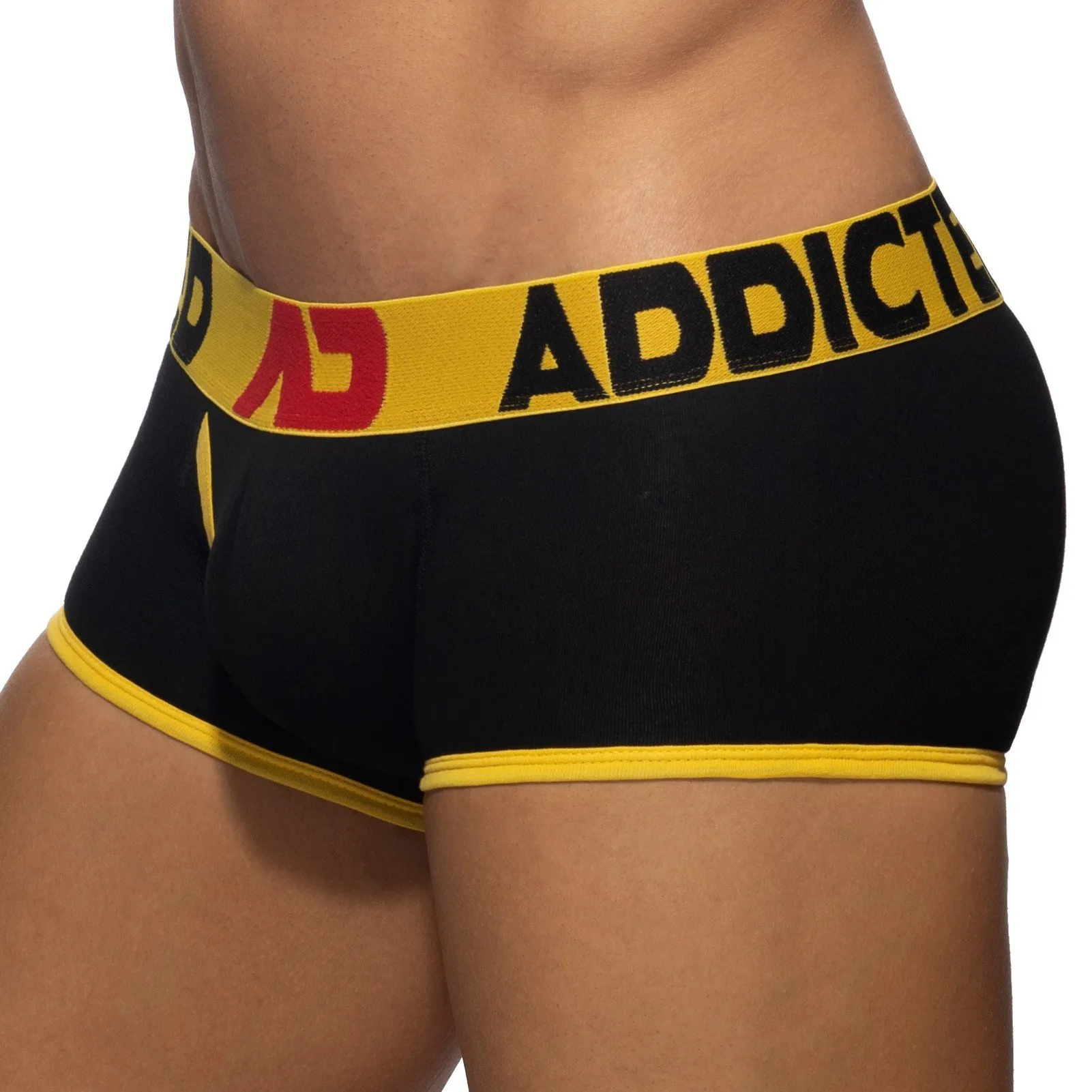 Trunk ouvert Fly Cotton - jaune - ADDICTED : vente shorty boxers ho...