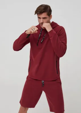 Vêtements De Sport Homme | Hoodie with print Rouge foncé | OVS