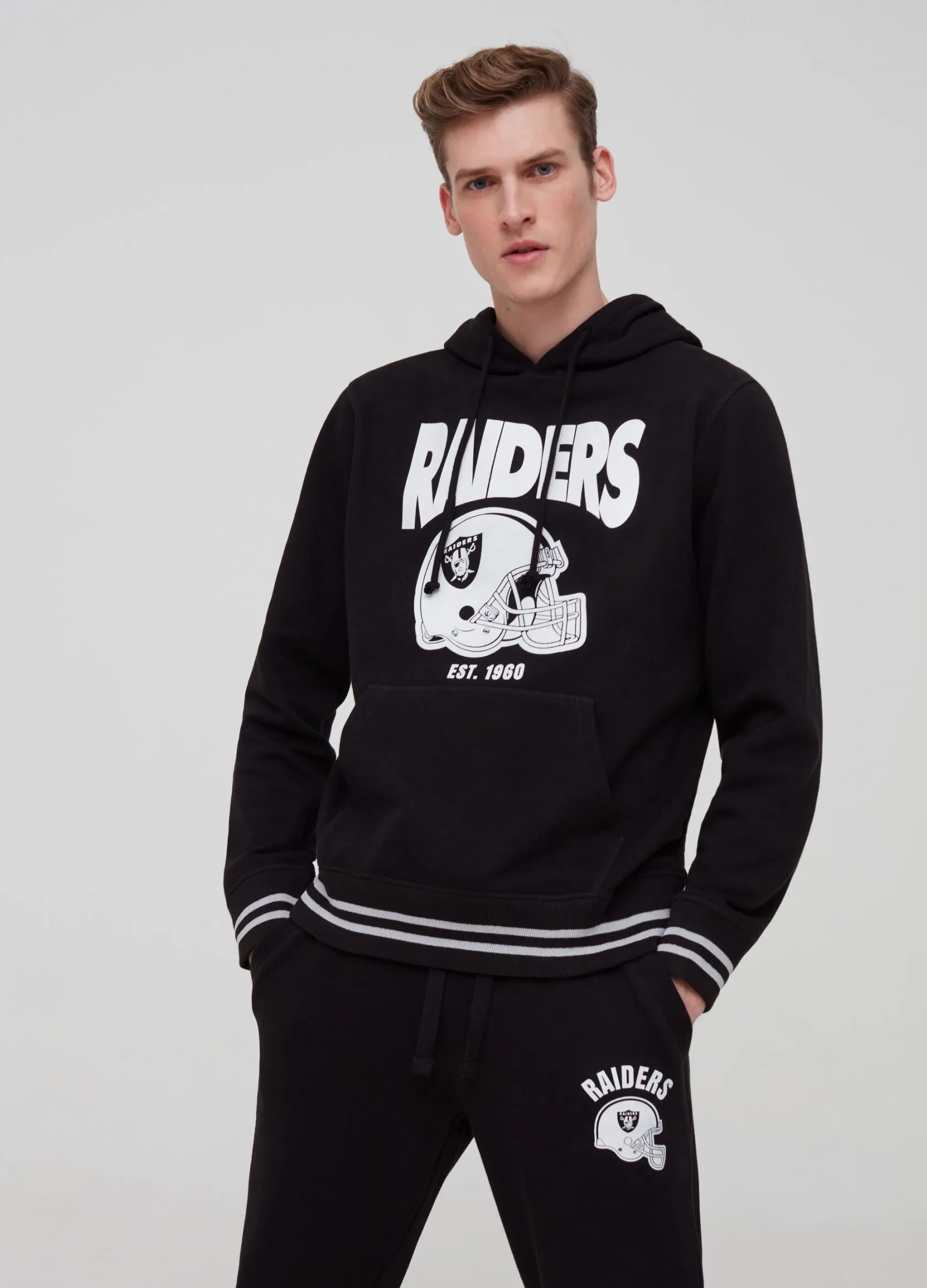 Vêtements De Sport Homme | Raiders hoodie Noir | OVS