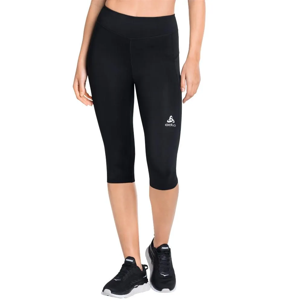 Vêtements de sport ODLO Femme | Collant de running avec construction sans couture ODLO Smooth Soft noir pour femme |360601-15000