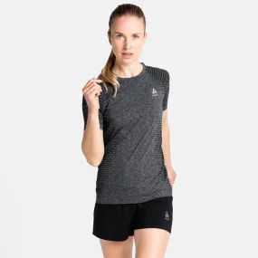 Vêtements de sport ODLO Femme | Tee-shirt de running léger et respirant ODLO Essential Seamless W Grey Melange pour Femme | 3134