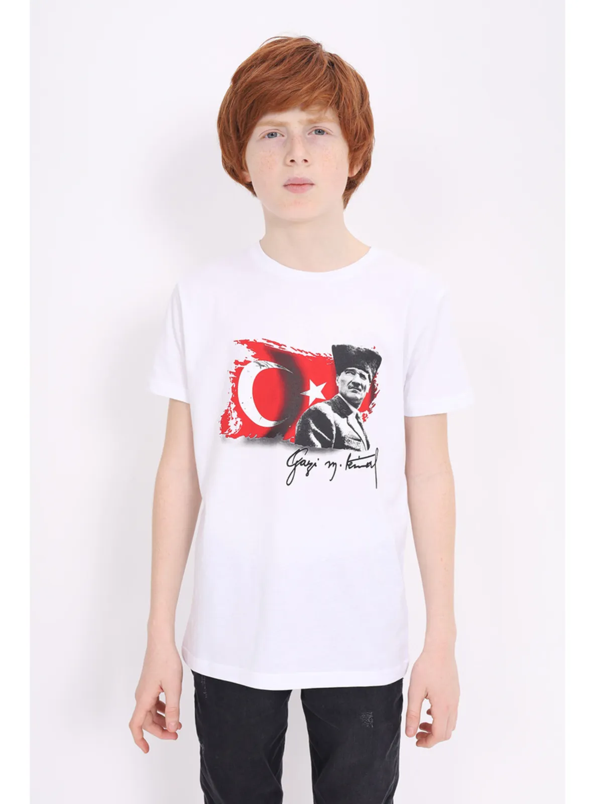White - Boys` T-Shirt