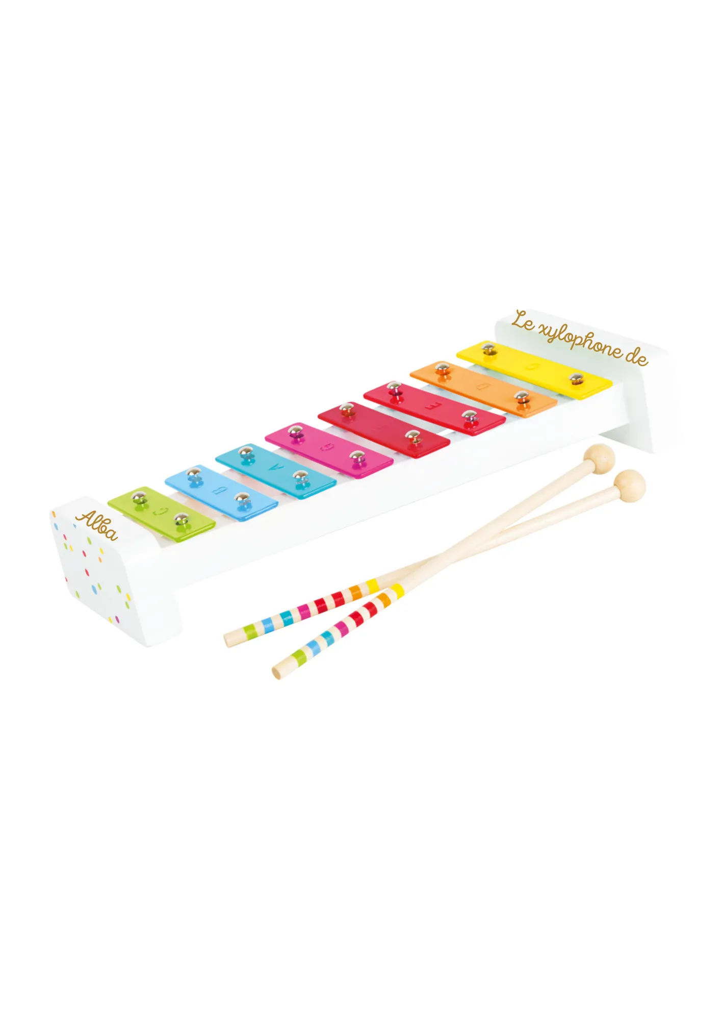 Xylophone en bois coloré ! 1 raison de l'offrir !
